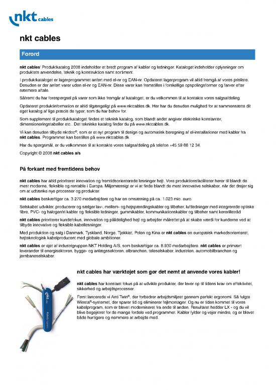 Katalog Pdf 8410 Nkt Kabel Katalog Teknik Elektro